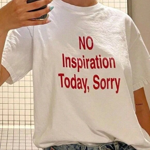Tops - Letter Print Short Sleeve T-Shirt